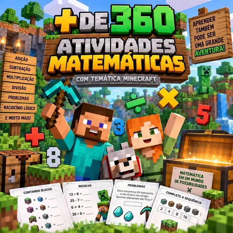 Matemática com Minecraft